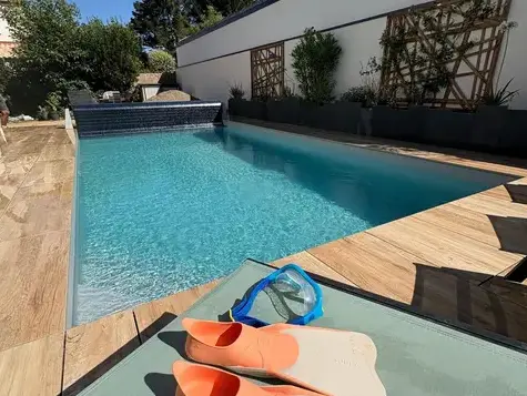 terrasse en bois de piscine à Guérande - image 2
