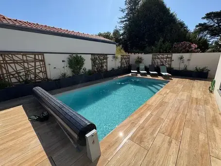 terrasse en bois de piscine à Guérande - image 4