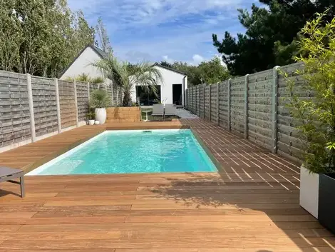 terrasse en bois de piscine Guérande-5