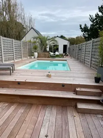 terrasse en bois de piscine à La Plaine-sur-Mer - image 4